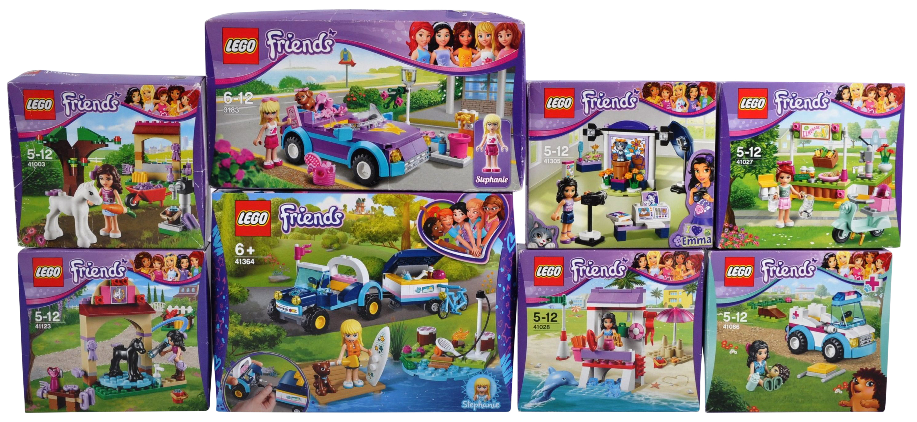 LEGO SETS - LEGO FRIENDS - COLLECTION OF X8 LEGO FRIENDS SETS