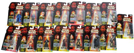 STAR WARS - COLLECTION OF HASBRO EPISODE 1 CARDED ACTION FIGURES