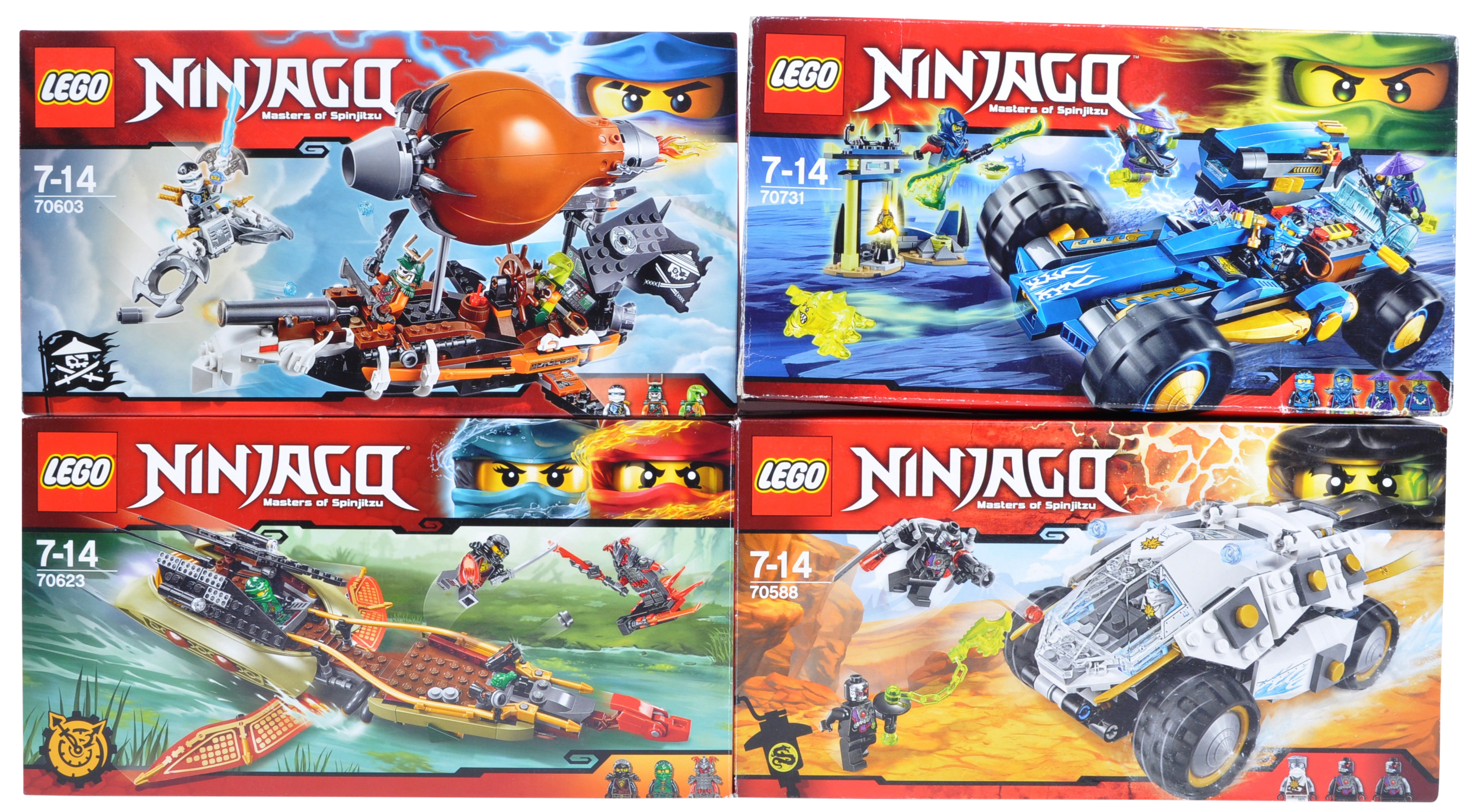 LEGO SETS - NINJAGO MASTERS OF SPINJITZU