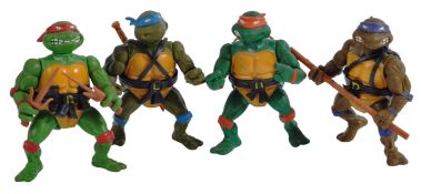 TEENAGE MUTANT NINJA TURTLES - ORIGINAL SET OF FOUR ACTION FIGURES