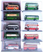 COLLECTION OF X10 CORGI ORIGINAL OMNIBUS DIECAST MODEL BUSES