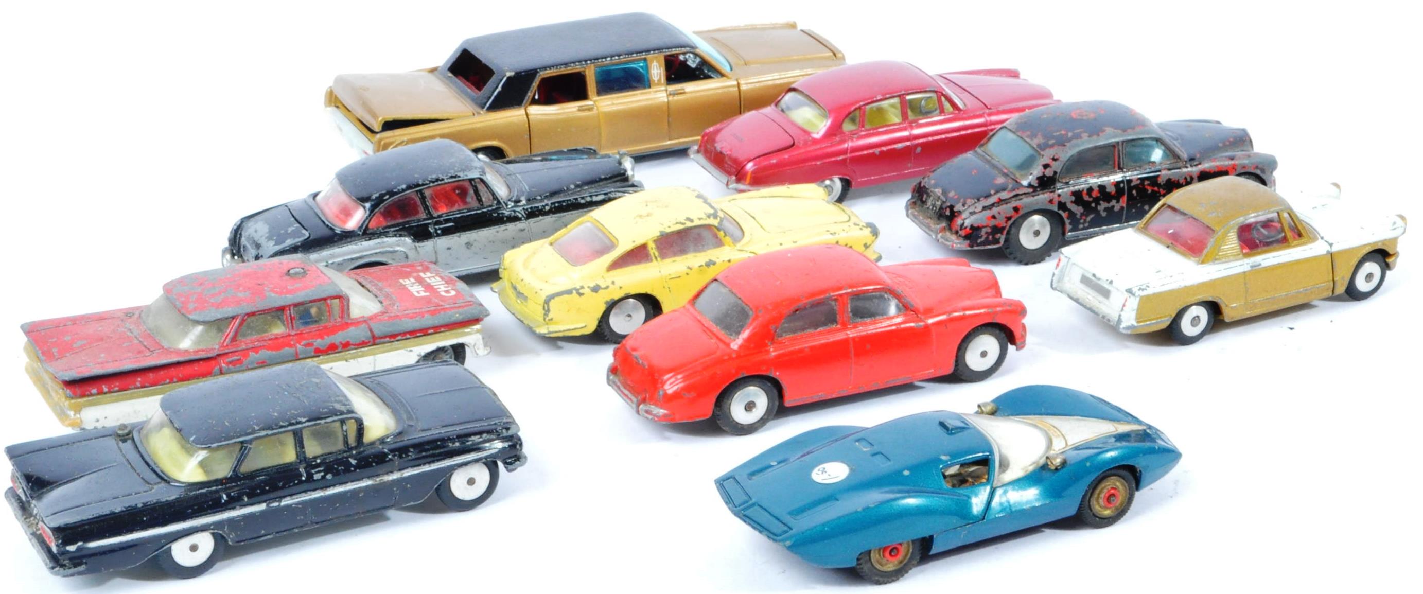 COLLECTION OF X10 VINTAGE CORGI TOYS DIECAST MODEL CARS - Image 5 of 6