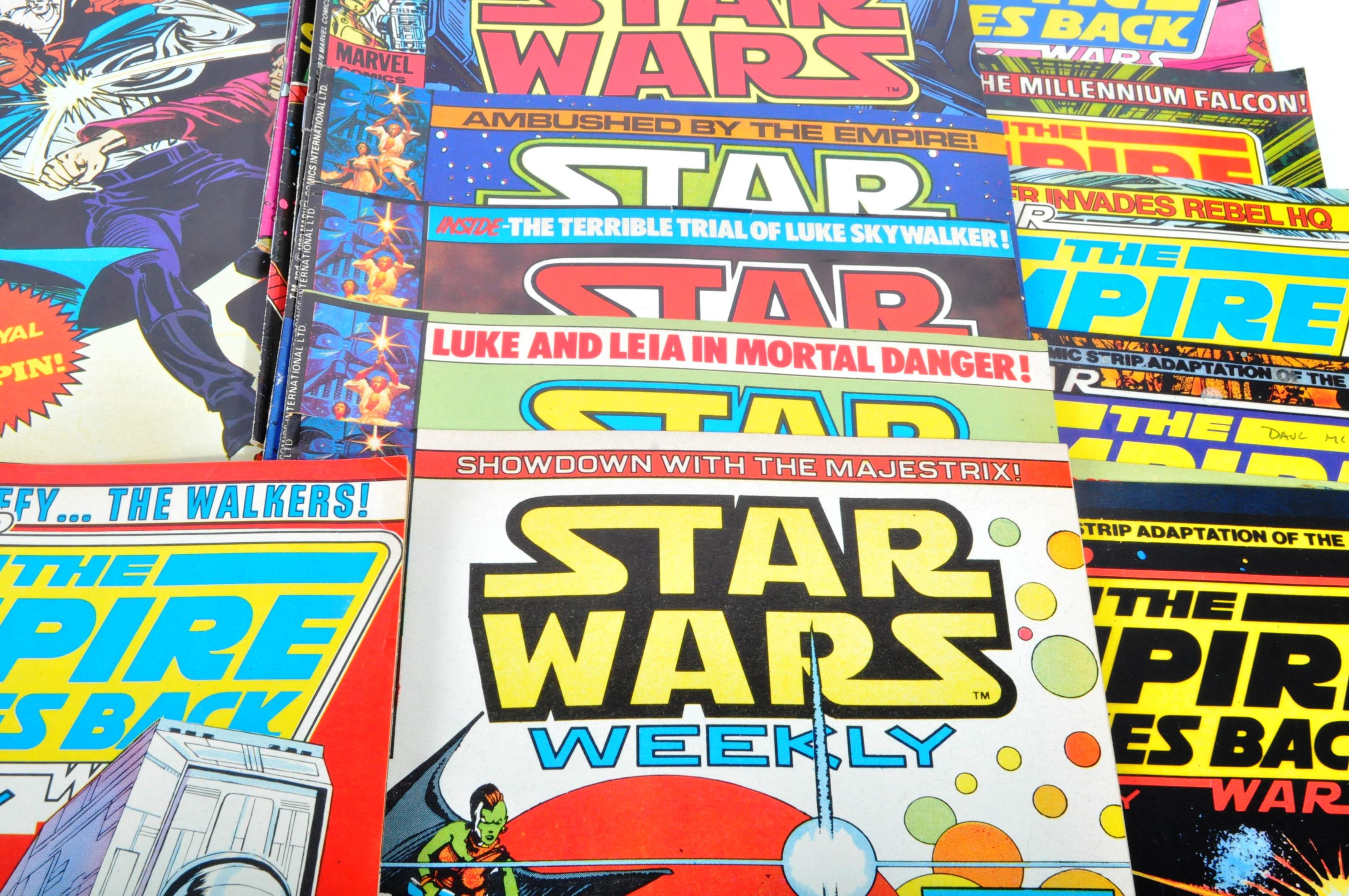 STAR WARS - COLLECTION OF MARVEL STAR WARS WEEKLY COMIC BOOKS - Image 5 of 9