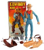 VINTAGE MARX TOYS JOHNNY WEST COWBOY KID ACTION FIGURE