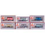 COLLECTION OF X6 LIMA 00 GAUGE MODEL RAILWAY ROLLING STOCK WAGONS