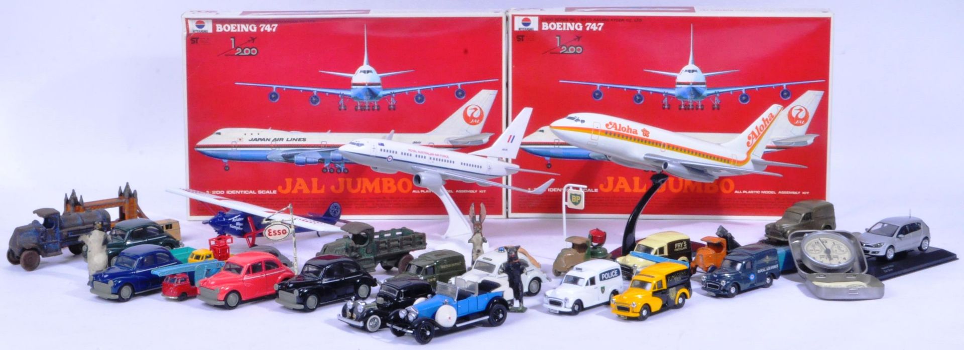 COLLECTION OF ASSORTED DIECAST CARS AND OTHER TOYS