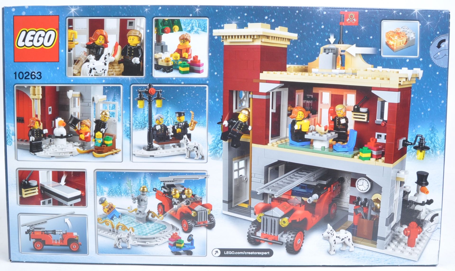 LEGO SET - LEGO CREATOR - 10263 - WINTER VILLAGE FIRE STATION - Image 2 of 4