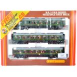 ORIGINAL HORNBY 00 GAUGE 3 CAR DIESEL MULTIPLE UNIT PACK