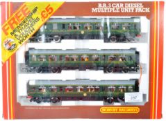 ORIGINAL HORNBY 00 GAUGE 3 CAR DIESEL MULTIPLE UNIT PACK