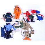 ACTION MAN - COLLECTION OF VINTAGE PALITOY UNIFORMS & FIGURE
