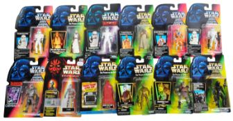 STAR WARS - COLLECTION OF KENNER / HASBRO CARDED ACTION FIGURES