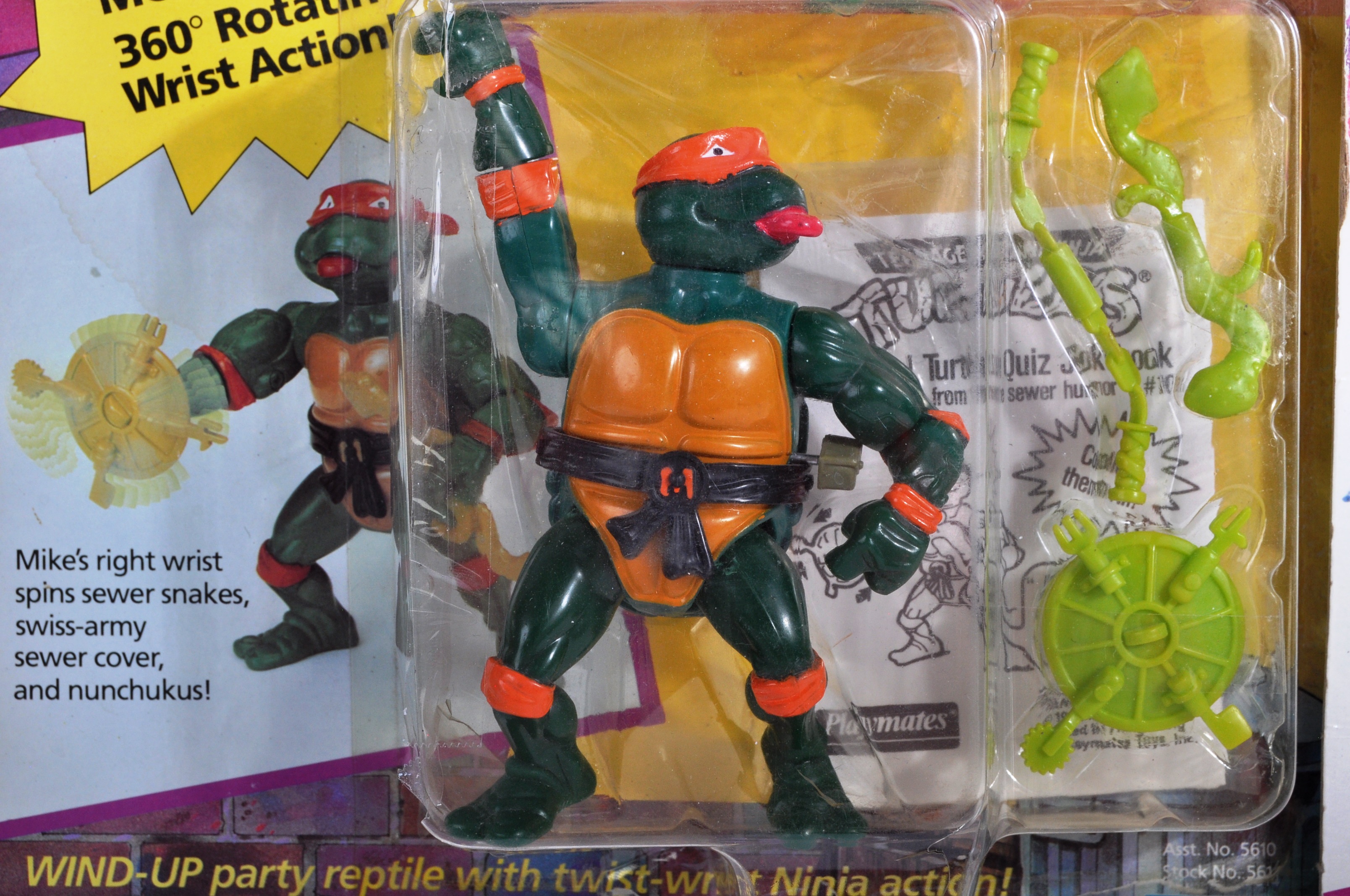 TEENAGE MUTANT NINJA TURTLES - SET OF WACKY ACTION FIGURES - Image 3 of 6