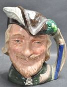 20TH CEDNTURY ROYAL DOULTON ROBIN HOOD CHARACTER JUG MODELLED BY M HENK.