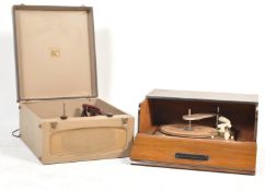 VINTAGE 20TH CENTURY HIS MASTERS VOICE / HMV TURNTABLE