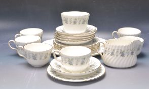 MINTON ALPINE SPRING CHINTZ PATTERN PORCELAIN TEA SET