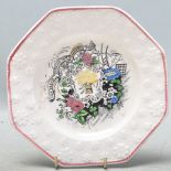 19TH CENTURY CORN LAWS PLATE AND OTHER