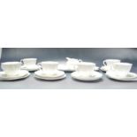 VINTAGE WHITE PORCELAIN TEA SERVICE BY SHELLEY