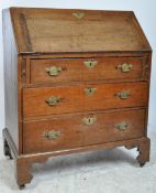 18TH CENTURY GEORGE III OAK BUREAU DESK