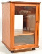 20TH CENTURY TEAK WOOD HI-FI MUSIC CABINET