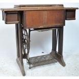 1930’S CAST IRON SINGER SEWING MACHINE TABLE