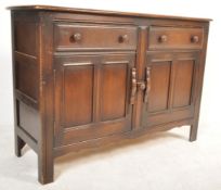 20TH CENTURY ERCOL DARK WOOD OLD COLONIAL DRESSER