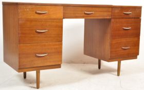 VINTAGE RETRO STAG TEAK WOOD DESK