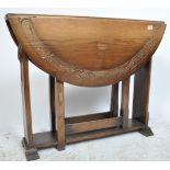 JACOBEAN REVIVAL OAK SUTHERLAND TABLE