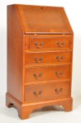 GEORGE III REVIVAL STYLE YEW WOOD LADIES BUREAU DESK