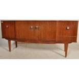 RETRO 20TH CENTURY CIRCA 1970S DANISH INSPIRED TEAK WOOD SIDEBOARD CREDENZA