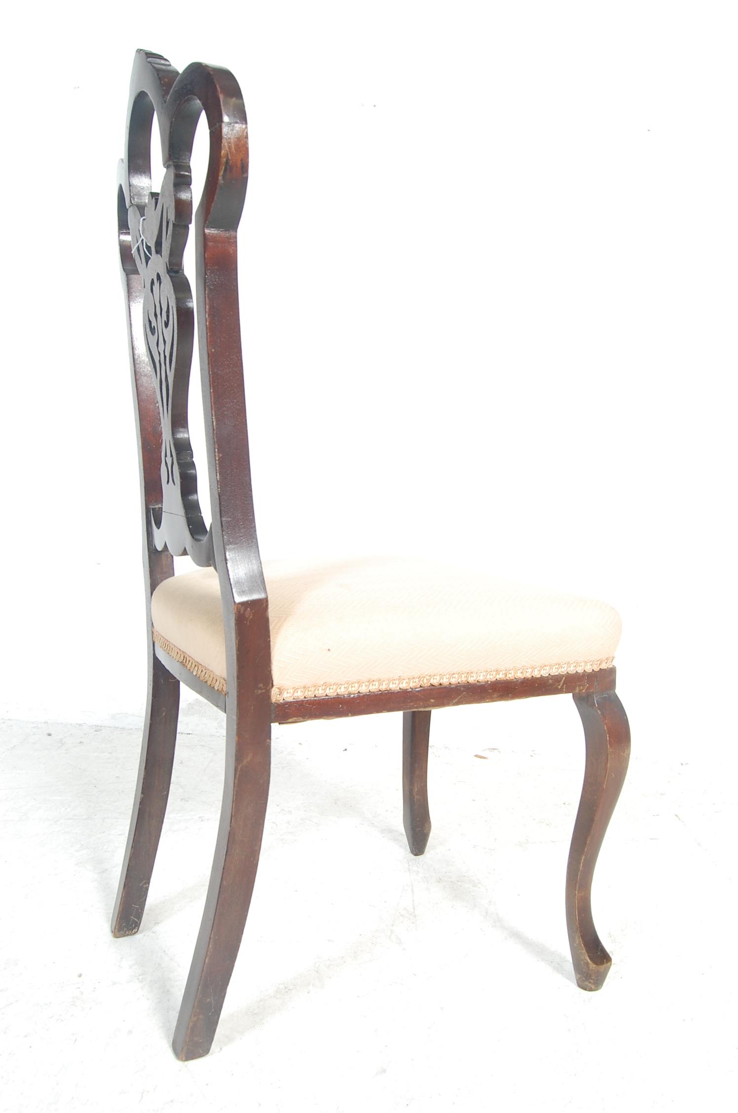 EARLY 20TH CENTURY DINING CHAIR - Image 4 of 6