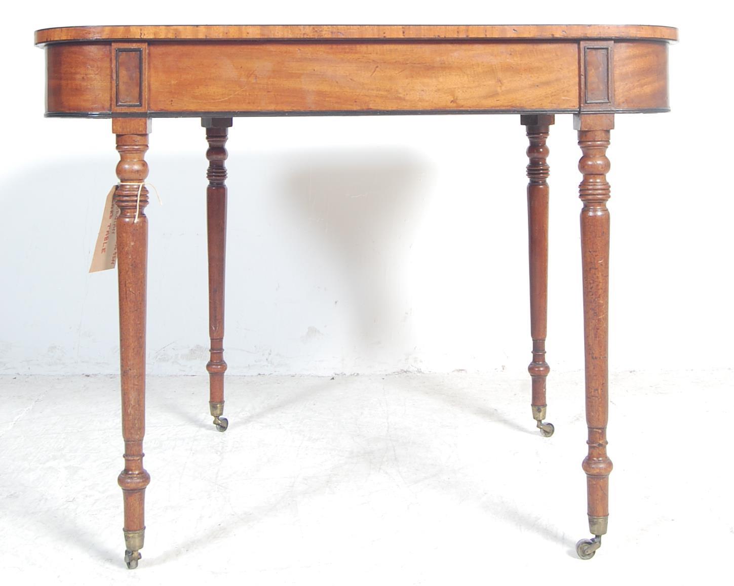 18TH CENTURY GEORGE III CARD TABLE.