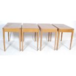 FOUR RETRO MID CENTURY AIR MINISTRY TYPE WRITING DESKS