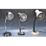 COLLECTION OF THREE RETRO VINTAGE INDUSTRIAL LAMPS