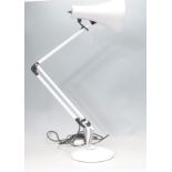 20TH CENTURY INDUSTRIAL WHITE ANGLEPOISE 90 LAMP.