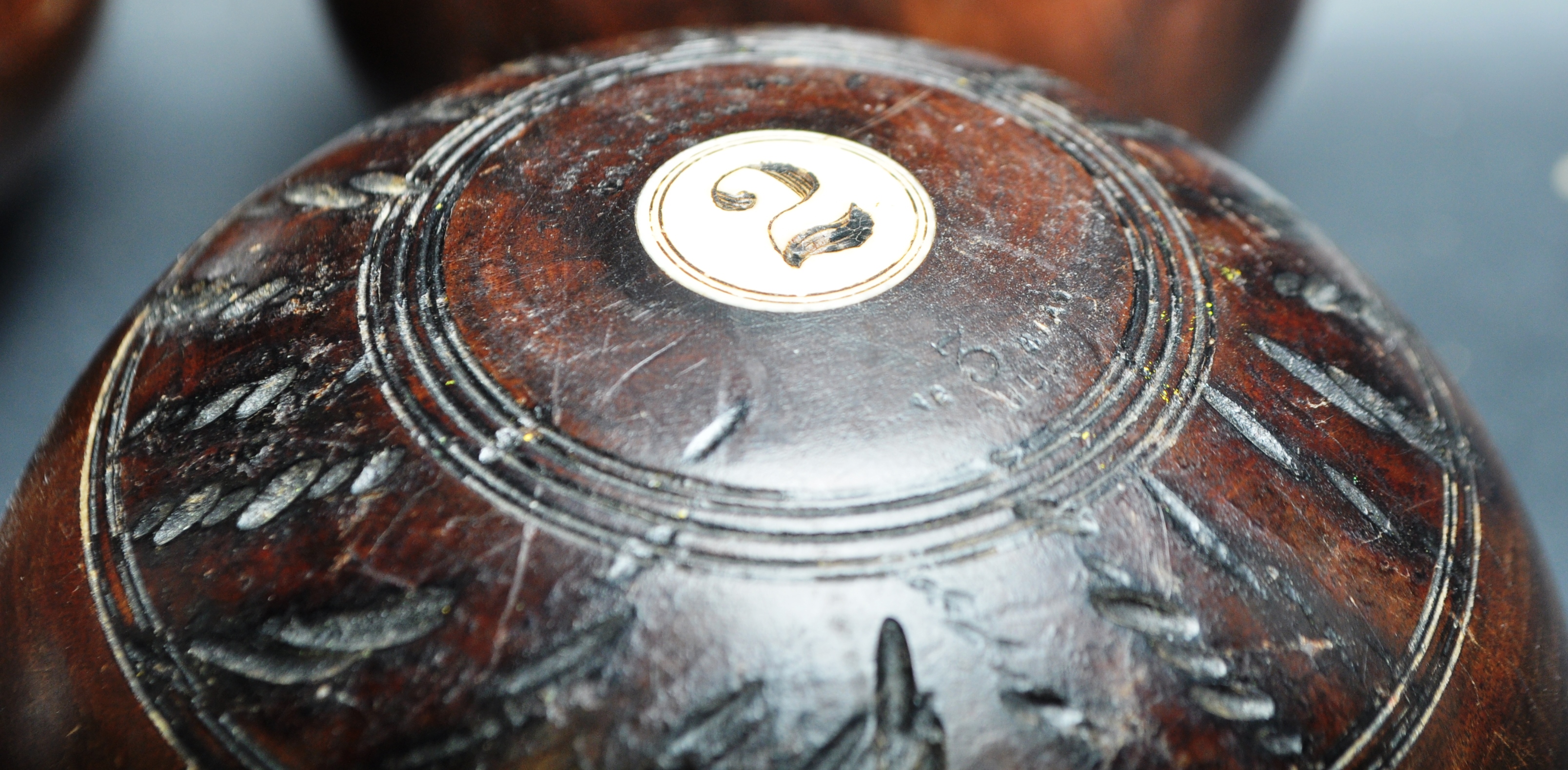 VICTORIAN WOODEN LAWN BOWLS - Image 5 of 7