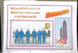 ALBUM OF SPACE FLIGHT AND POSTCARD COLLECTION