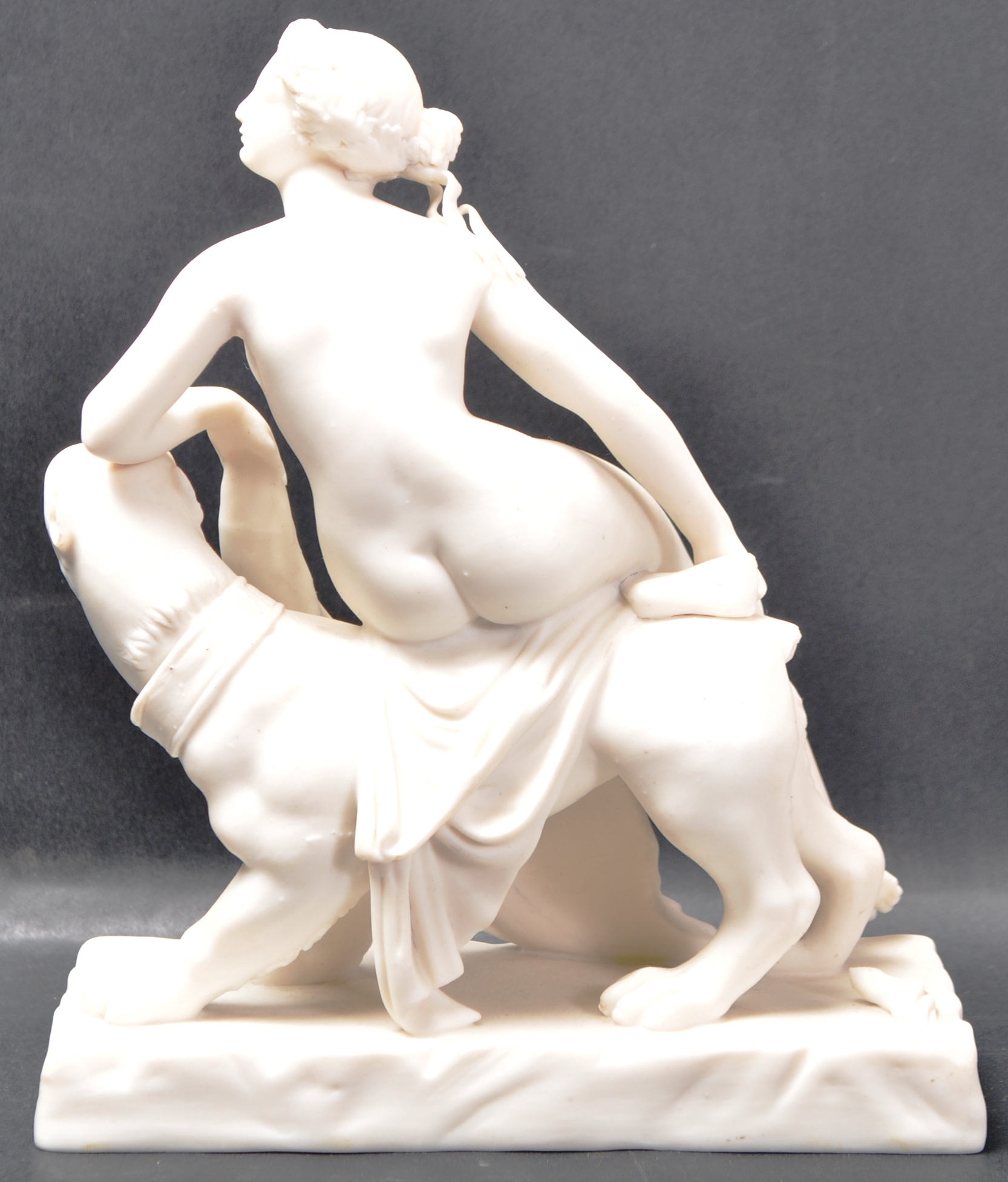 VICTORIAN PARIAN WARE ARIADNE & THE PANTHER - Image 3 of 6