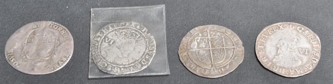 COINS - 16TH & 17TH CENTURY HAMMERED COINS - ELIZABETH & JAMES