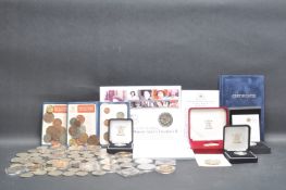 COLLECTION OF 20TH CENTURY COLLECTABLE AND COMMEMORATIVE COINS
