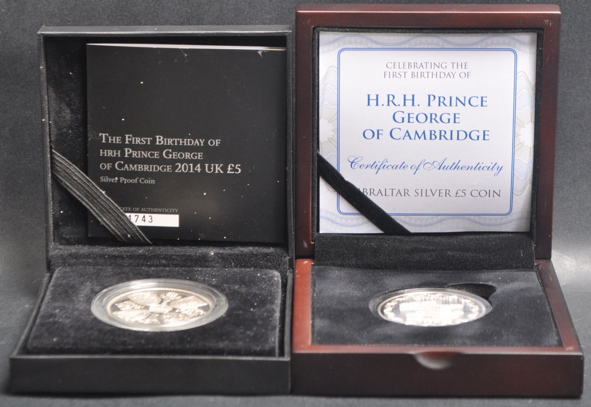 THE ROYAL MINT - PRINCE GEORGE FIRST BIRTHDAY PROOF COINS - Bild 2 aus 5
