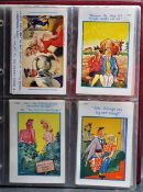 POSTCARDS - COMEDY / SEASIDE HUMOUR COLLECTION IN ALBUM