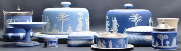 COLLECTION OF VINTAGE 20TH CENTURY WEDGWOOD JASPERWARE