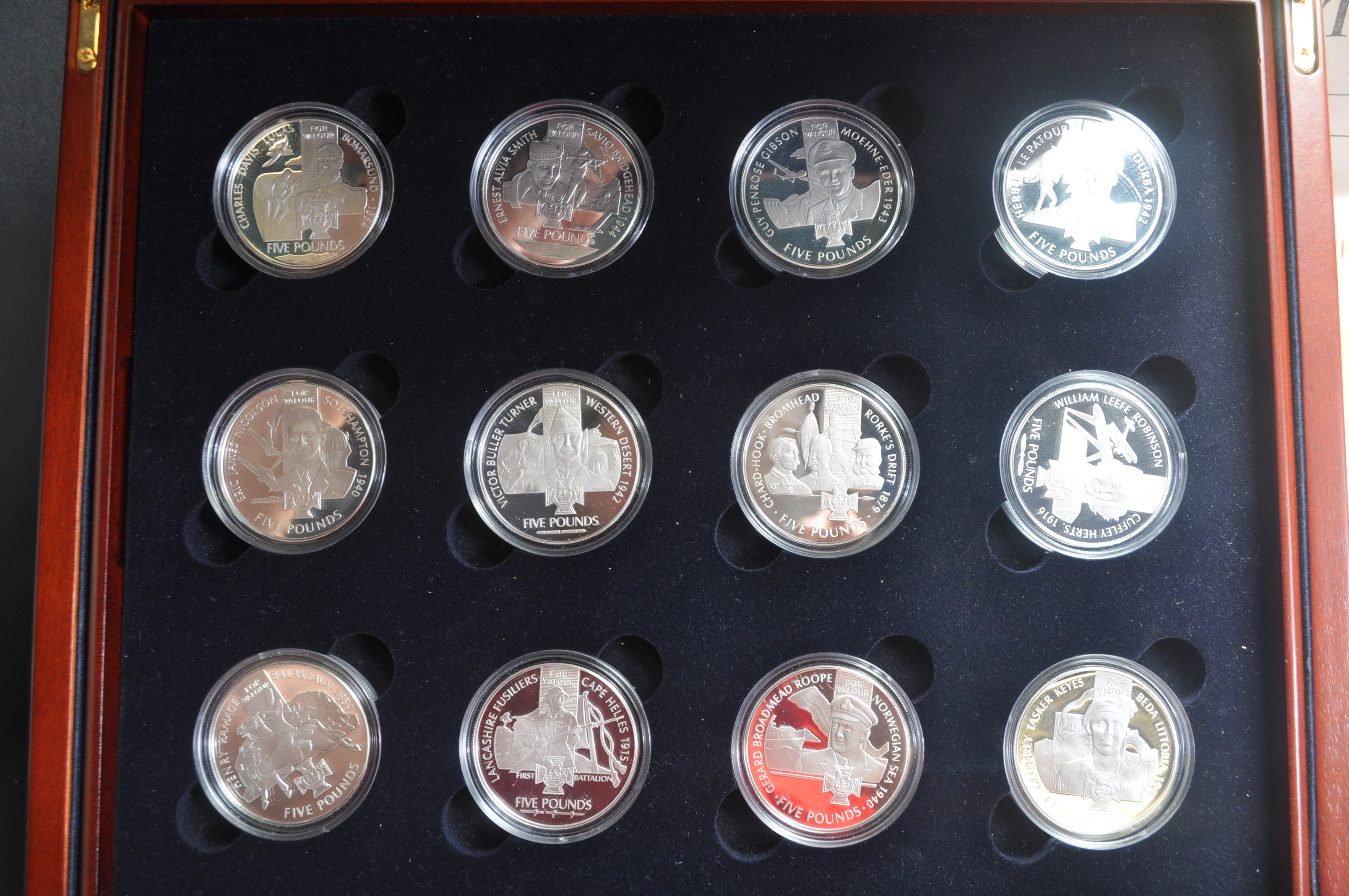 COMPLETE SET OF 18 STERLING SILVER PROOF COMMEMORATIVE COIN - Image 4 of 7