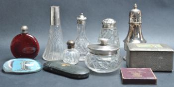 COLLECTION OF DRESSING TABLE ITEMS