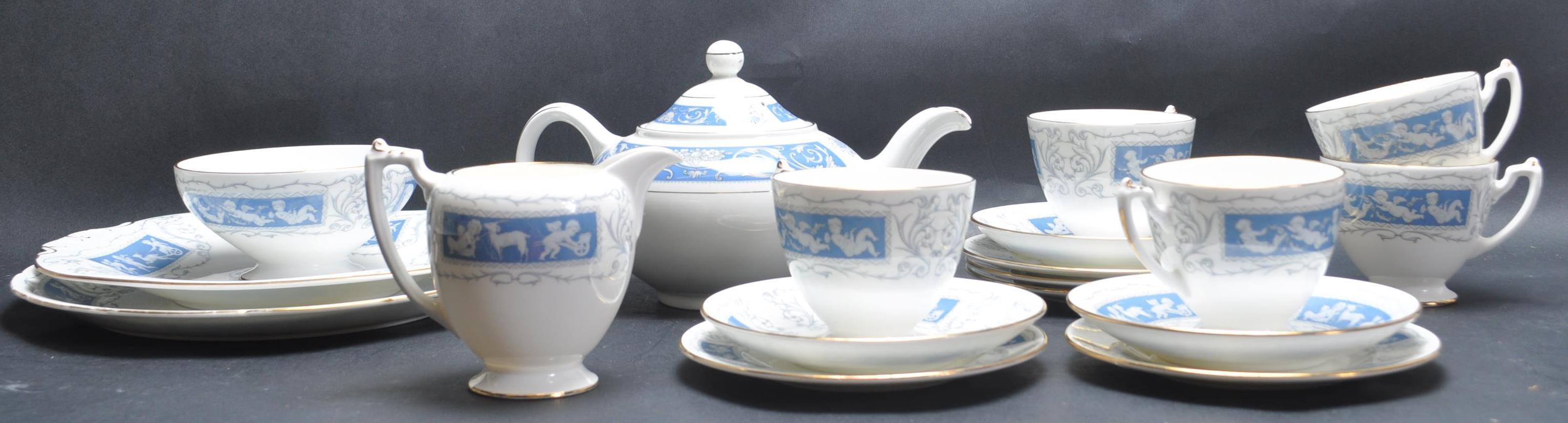 VINTAGE COALPORT REVELRY PATTERN TEA SERVICE