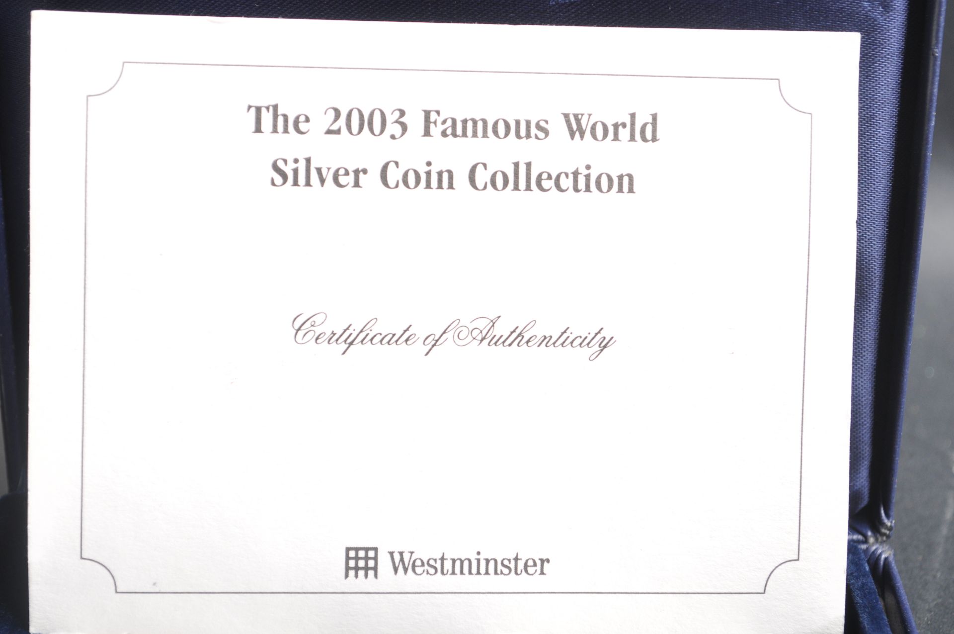 FAMOUS SILVER WORLD COIN COLLECTION 2003 - Bild 4 aus 5