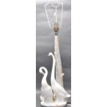 LLADRO CERAMIC SWAN LIGHT BASE