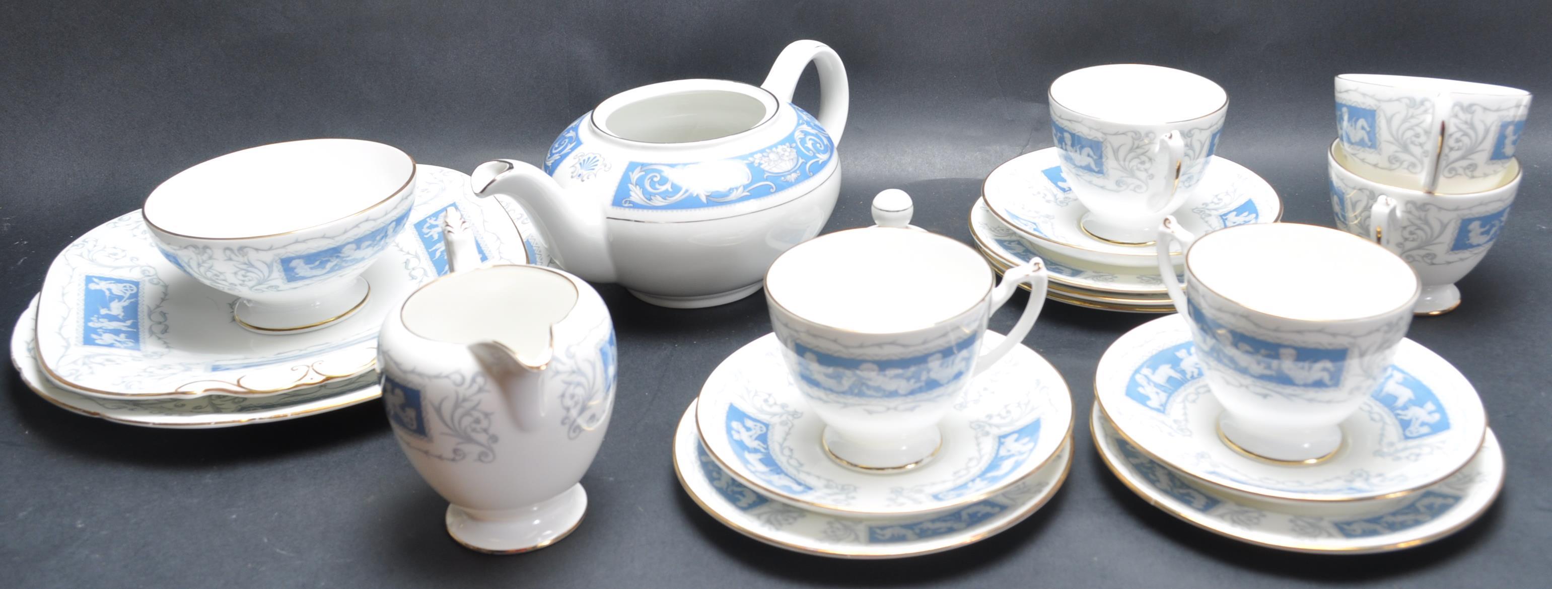 VINTAGE COALPORT REVELRY PATTERN TEA SERVICE - Image 2 of 5