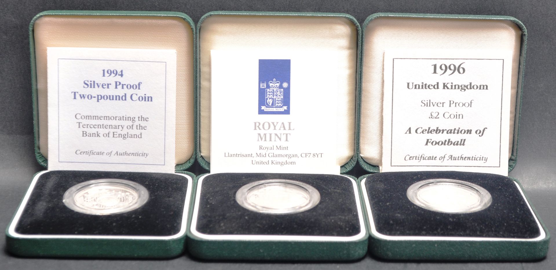THE ROYAL MINT - COLLECTION OF CASED PROOF COINS