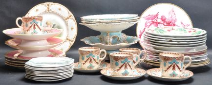 VICTORIAN AND LATER CABINET CERAMICS